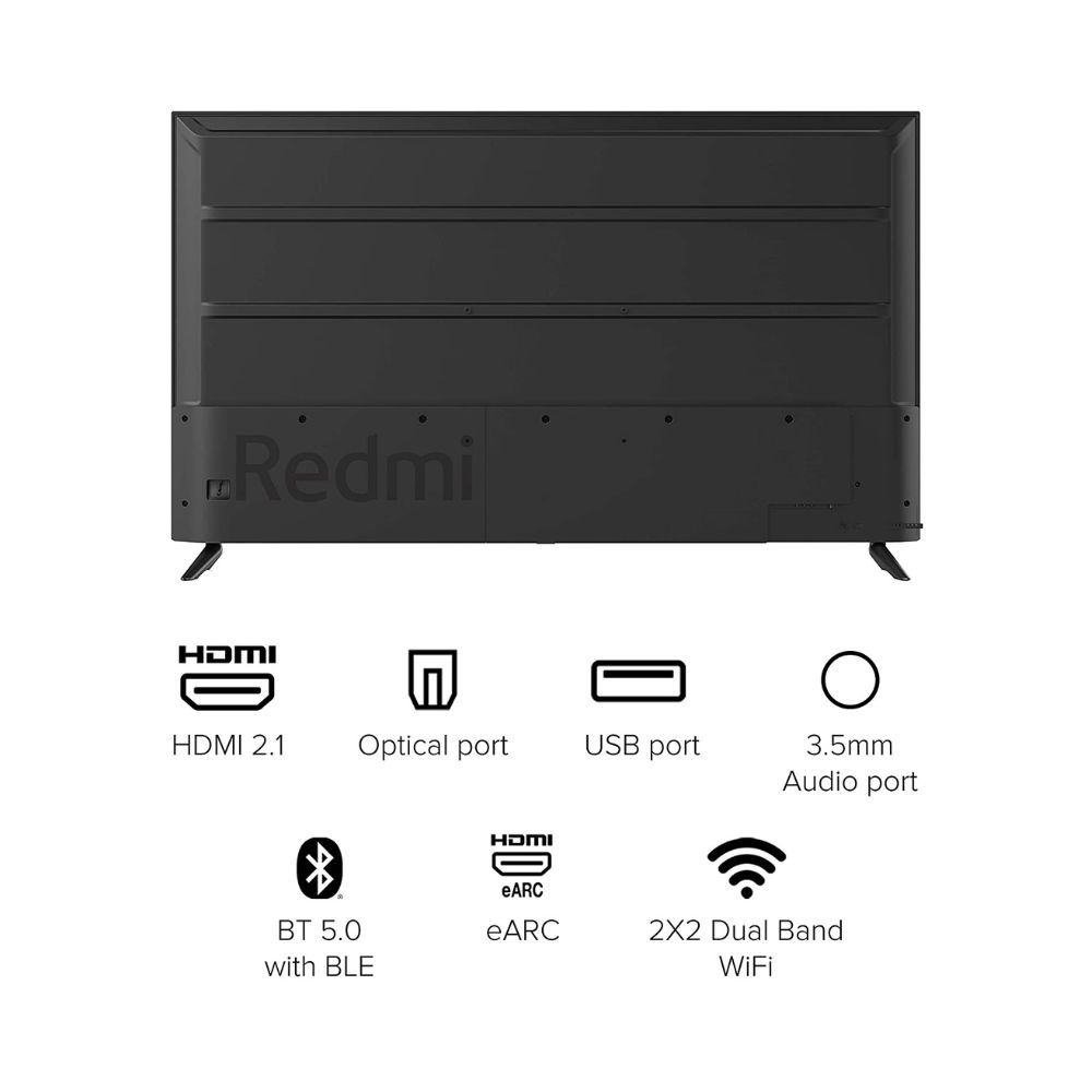 Redmi 126 cm 50 inches 4K Ultra HD Android Smart LED TV X50  L50M6-RA Black