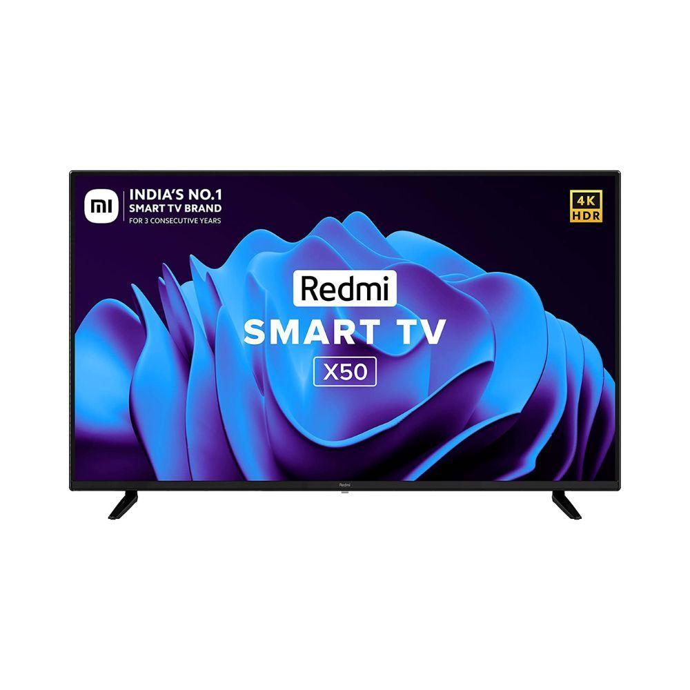 Redmi 126 cm 50 inches 4K Ultra HD Android Smart LED TV X50  L50M6-RA Black