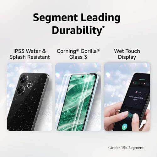 Redmi 13 5G Black Diamond 8GB128GB  India Debut SD 4 Gen 2 AE  108MP Pro Grade Camera  679in Largest Display in Segment