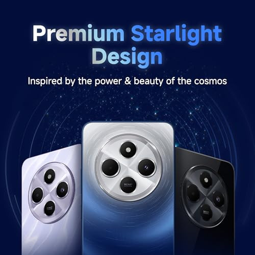 Redmi 14C 5G Starlight Blue 6GB RAM 128GB Storage  Superfast 4nm Snapdragon 4 Gen 2  120Hz 1747cm 688 Display  5160mAh Battery  50MP Dual Camera  Premium Starlight Design