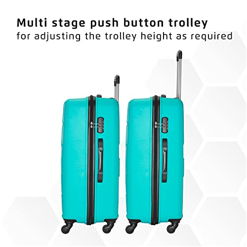 Buy Magnum Jumbo Cyan Polycarbonate Hard Trolley 69 cm Online at Best  Prices in India - JioMart.