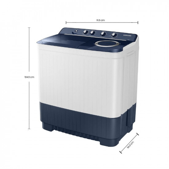 Samsung 115 Kg Semi-Automatic Top Load Washing Machine WT11A4600LLTL Light GrayAir Turbo Technology