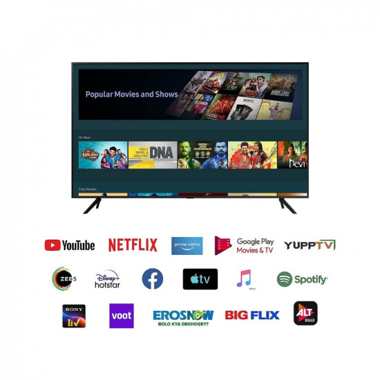 Samsung 138 cm 55 inches Crystal 4K Series Ultra HD Smart LED TV UA55AUE60AKLXL Black