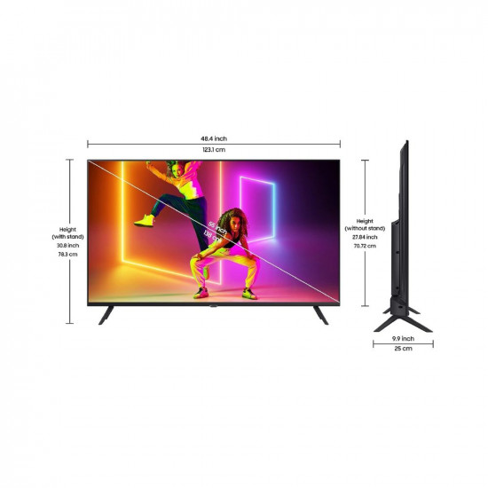Samsung 138 cm 55 inches Crystal 4K Series Ultra HD Smart LED TV UA55AUE60AKLXL Black