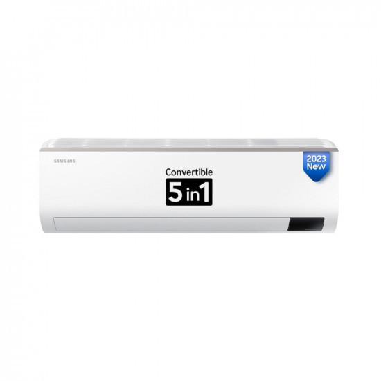 Samsung 15 Ton 3 Star Inverter Split AC Copper Convertible 5-in-1 Cooling Mode Easy Filter Plus Anti-Bacteria 2023 Model AR18CYLZABE White