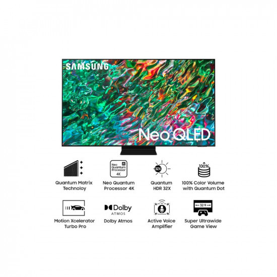 Samsung 163 cm 65 inches 4K Ultra HD Smart Neo QLED TV QA65QN90BAKLXL Titan Black