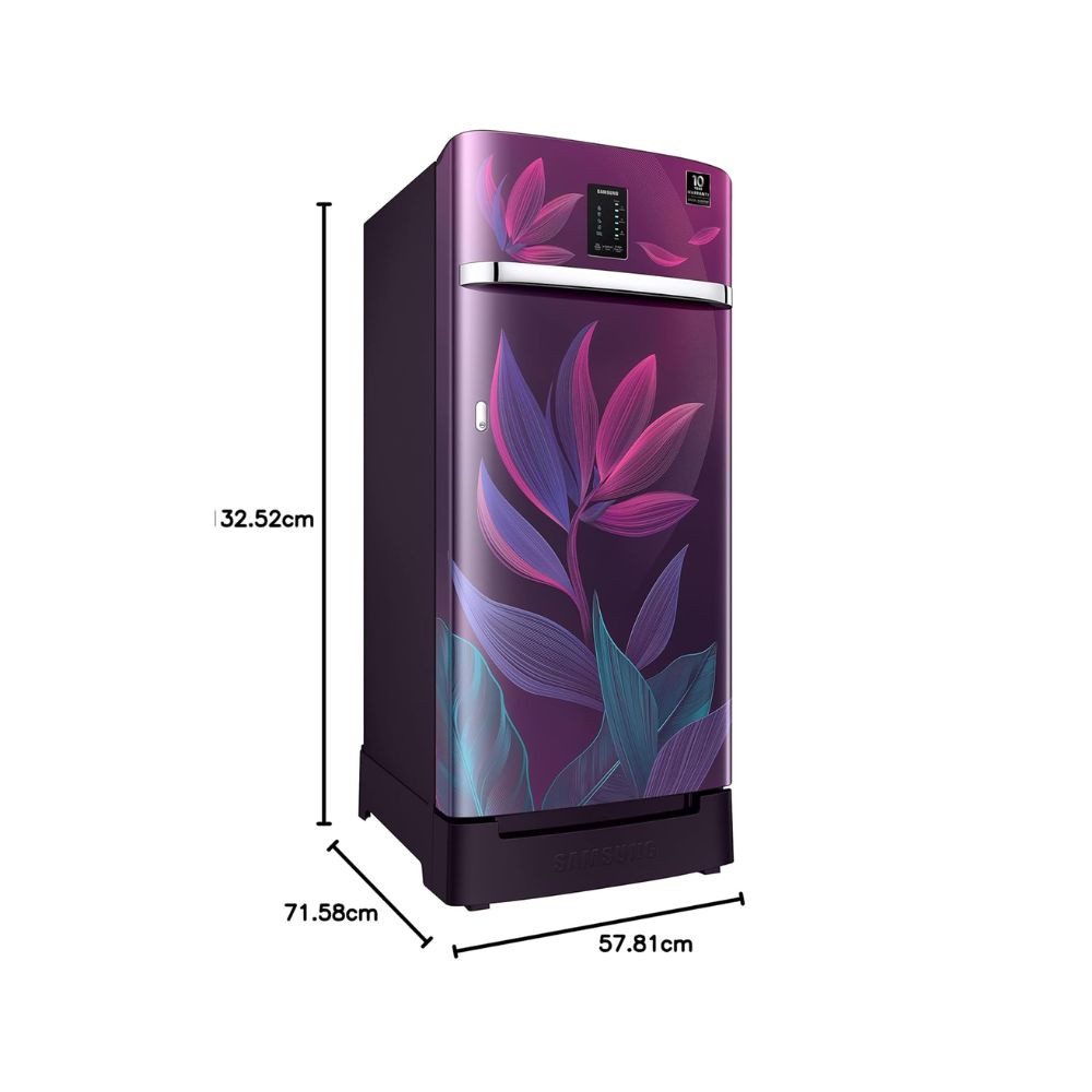 Samsung 189L 5 Star Inverter Direct-Cool Single Door Digi-Touch Refrigerator