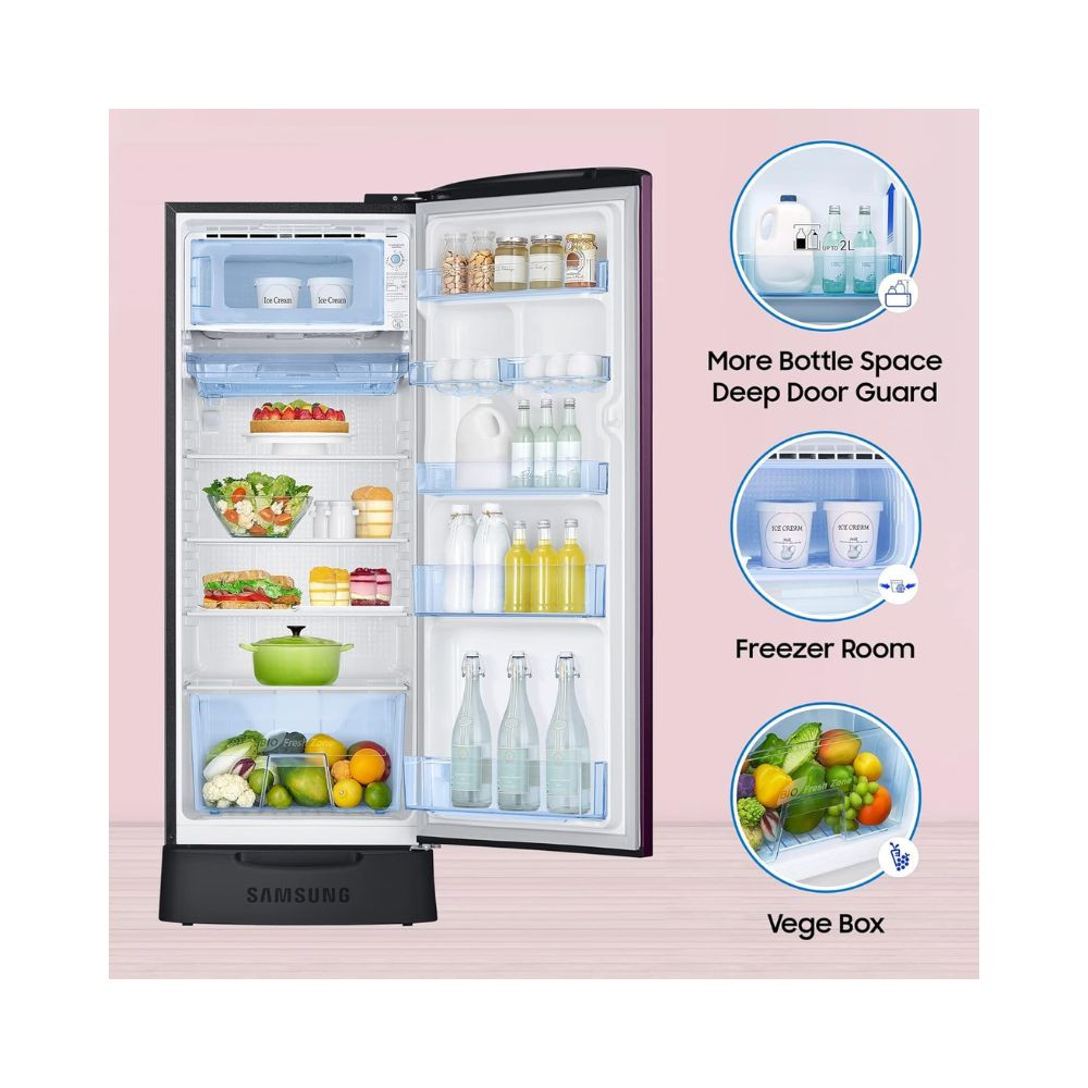 Samsung 223 L 3 Star Digital Inverter Direct-Cool Single Door Refrigerator