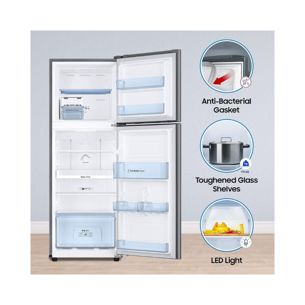 Samsung 236 L 2 Star Digital Inverter Frost Free Double Door Refrigerator