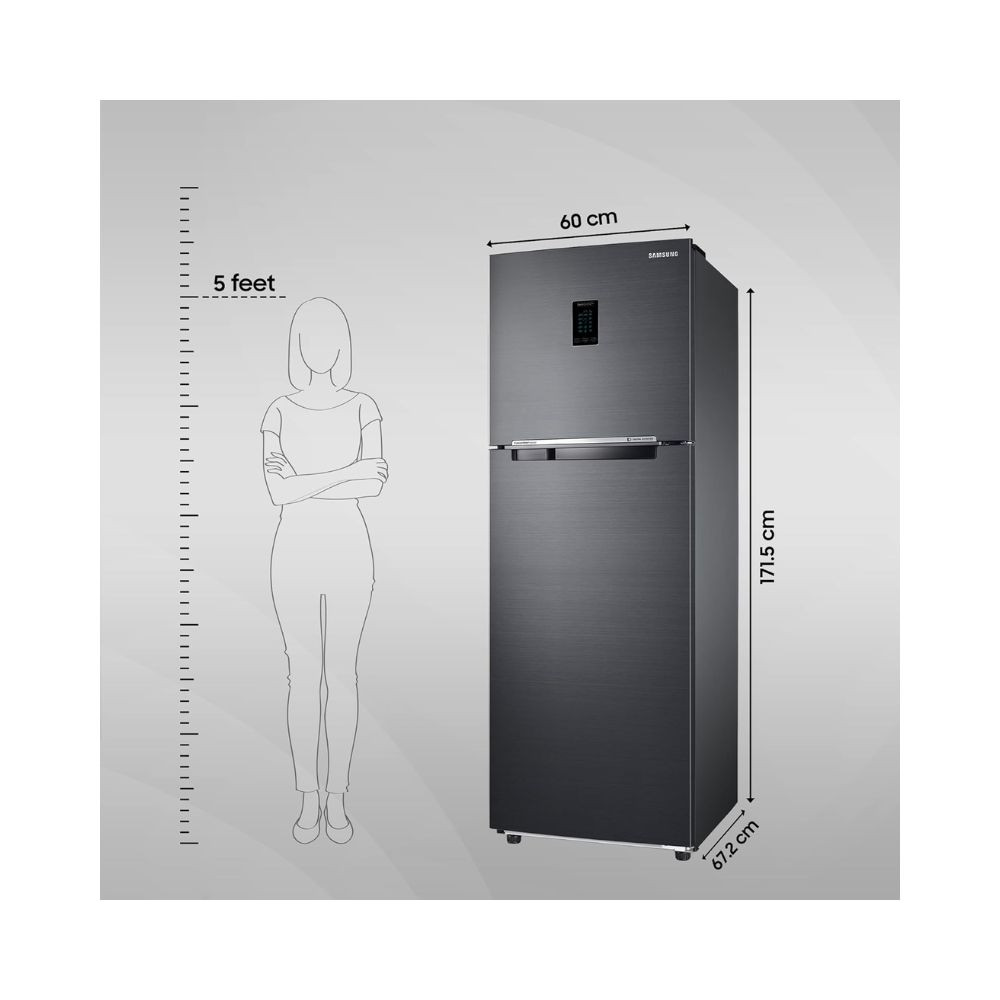 Samsung 236 L 3 Star Digital Inverter Frost Free Double Door Refrigerator