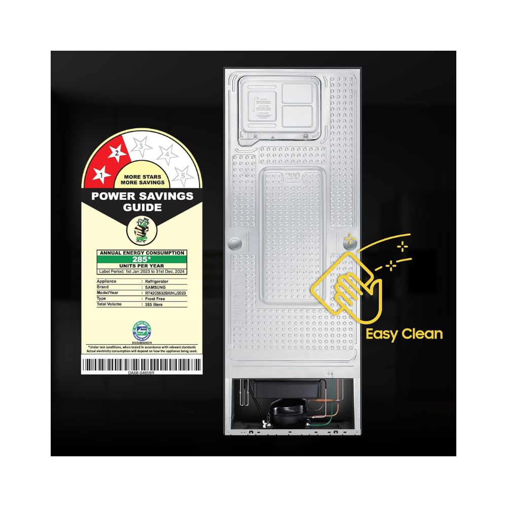 Samsung 385 L 2 Star Convertible 5-in-1 Digital Inverter with Display Frost Free Double Door Refrigerator