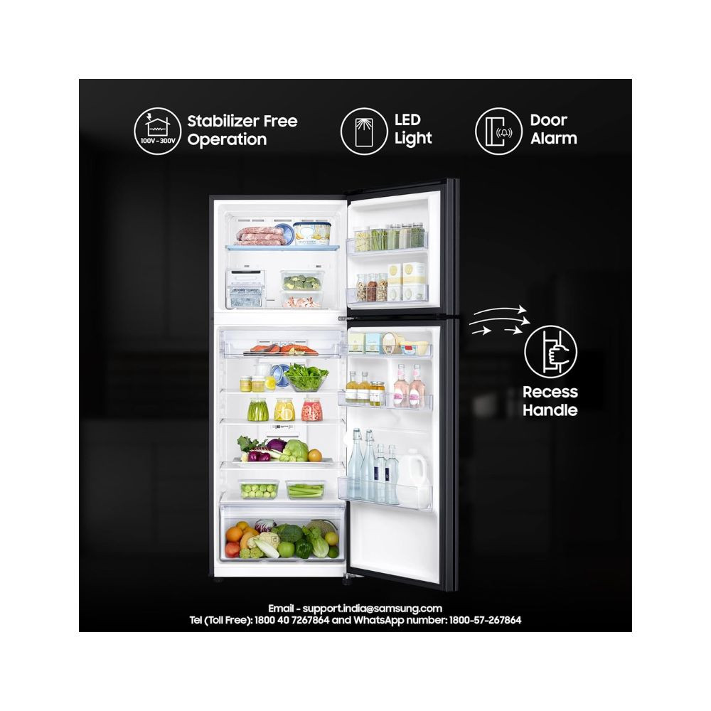 Samsung 385 L 2 Star Convertible 5-in-1 Digital Inverter with Display Frost Free Double Door Refrigerator
