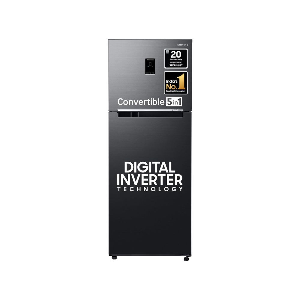 Samsung 385 L 2 Star Convertible 5-in-1 Digital Inverter with Display Frost Free Double Door Refrigerator