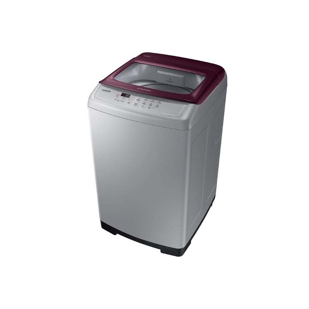 Samsung 7.0 Kg Fully-Automatic Top Loading Washing Machine Imperial Silver, Wobble technology (WA70A4022FS/TL)