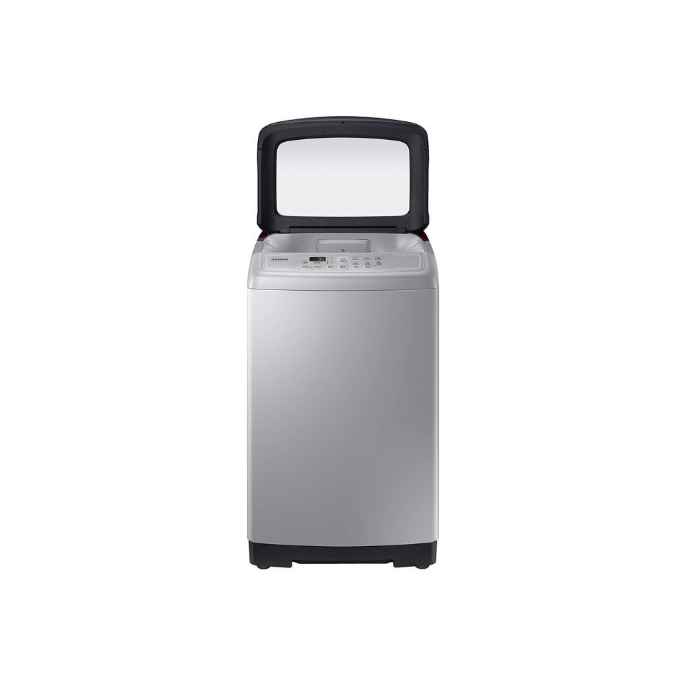 Samsung 7.0 Kg Fully-Automatic Top Loading Washing Machine Imperial Silver, Wobble technology (WA70A4022FS/TL)