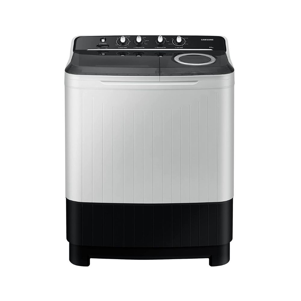 Samsung 8.5 kg 5 Star Semi-Automatic Top Loading Washing Machine (WT85B4200GG/TL, Light Grey)