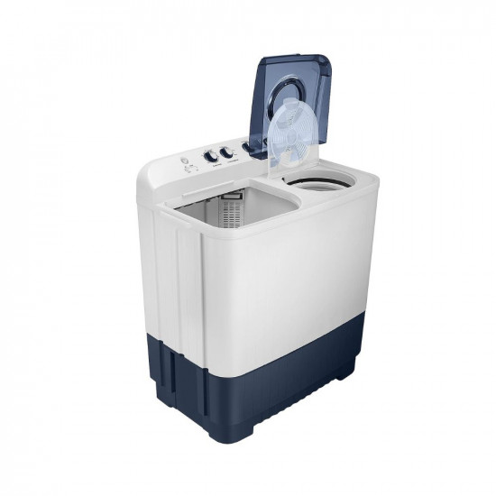 Samsung 95 kg 5 Star Hexa Storm Pulsator Semi-Automatic Top Load Washing Machine WT95A4200LLTL Air Turbo Drying LIGHT GRAY