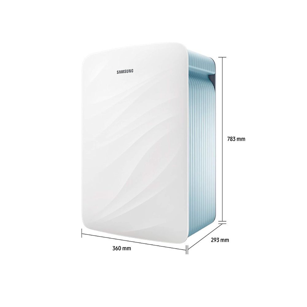 Samsung AX40T3020UWNA 34-Watt Air Purifier Airy white HEPA Filter