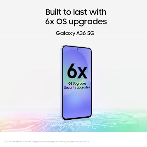 Samsung Galaxy A36 5G Awesome Lavender 8GB 128GB  Awesome Intelligence Circle to Search Intelligent Editing  Awesome 4nm Snapdragon Processor  Flagship Grade Selfie Camera