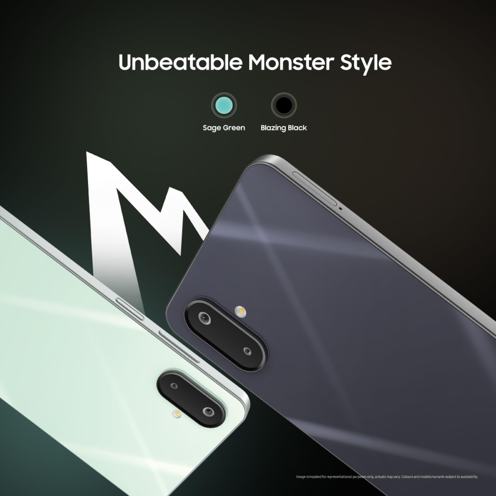 Samsung Galaxy M06 5G Sage Green 6GB RAM 128 GB Storage  MediaTek Dimensity 6300  AnTuTu Score 422K  12 5G Bands 25W Fast Charging  4 Gen of OS Upgrades  Without Charger