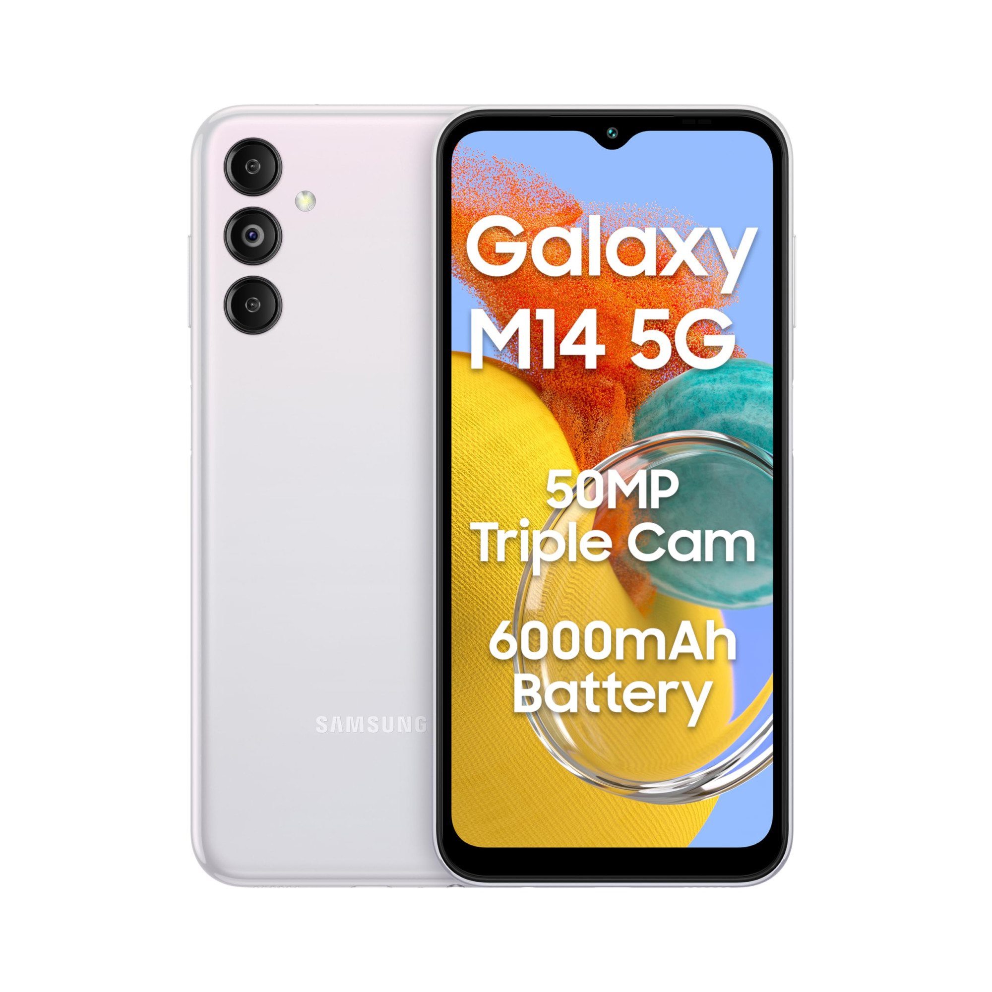 Samsung Galaxy M14 5G ICY Silver6GB128GB Storage
