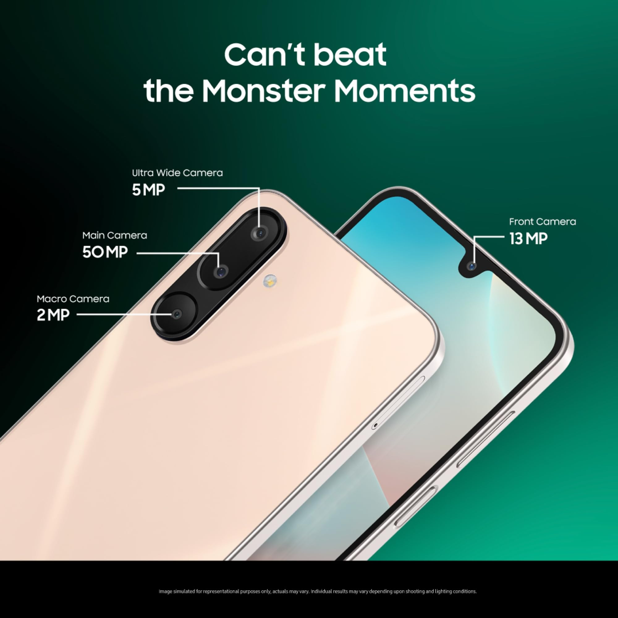 Samsung Galaxy M16 5G Mint Green 6GB RAM 128 GB Storage  MediaTek Dimensity 6300  AnTuTu Score 422K  Super Amoled Display  25W Fast Charging  6 Gen of OS Upgrades  Without Charger