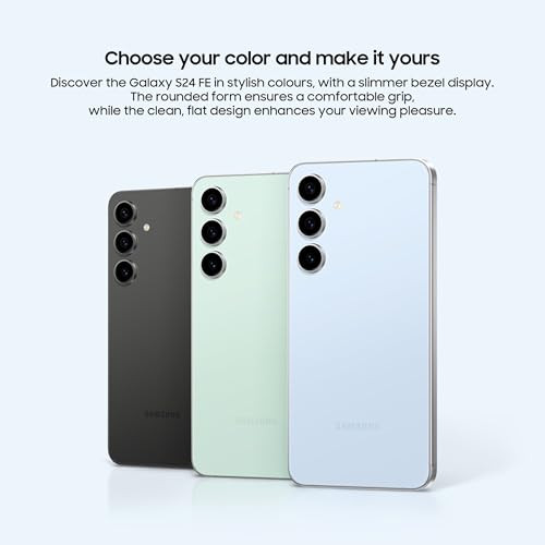 Samsung Galaxy S24 FE 5G AI Smartphone Blue 8GB RAM 128GB Storage