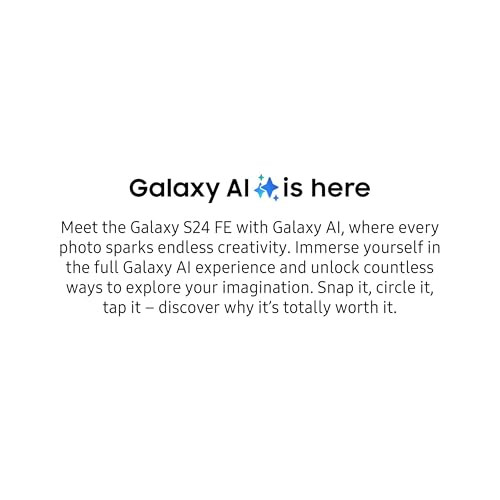 Samsung Galaxy S24 FE 5G AI Smartphone Graphite 8GB RAM 128GB Storage