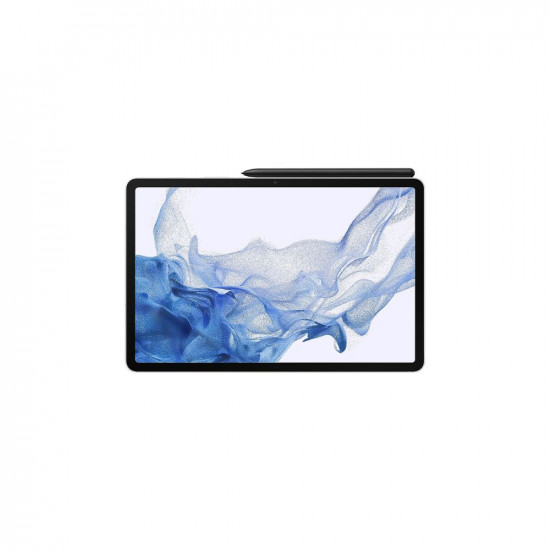 Samsung Galaxy Tab S8+ 31.49 cm (12.4 inch) sAMOLED Display, RAM 8 GB, ROM 128 GB Expandable, S Pen in-Box, Wi-Fi+ 5G Tablet, Silver