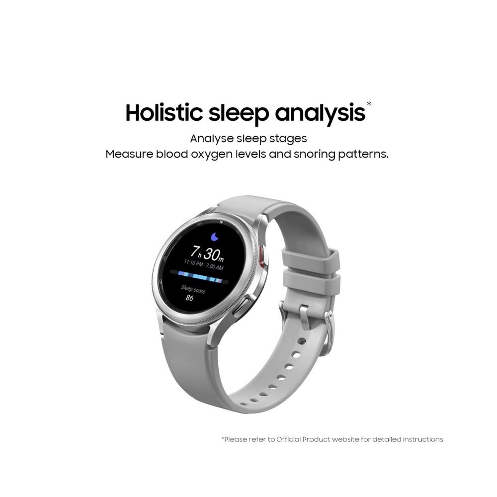 Samsung Galaxy Watch4 Classic LTE (4.6cm) Smartwatch (Black Strap, Free Size)