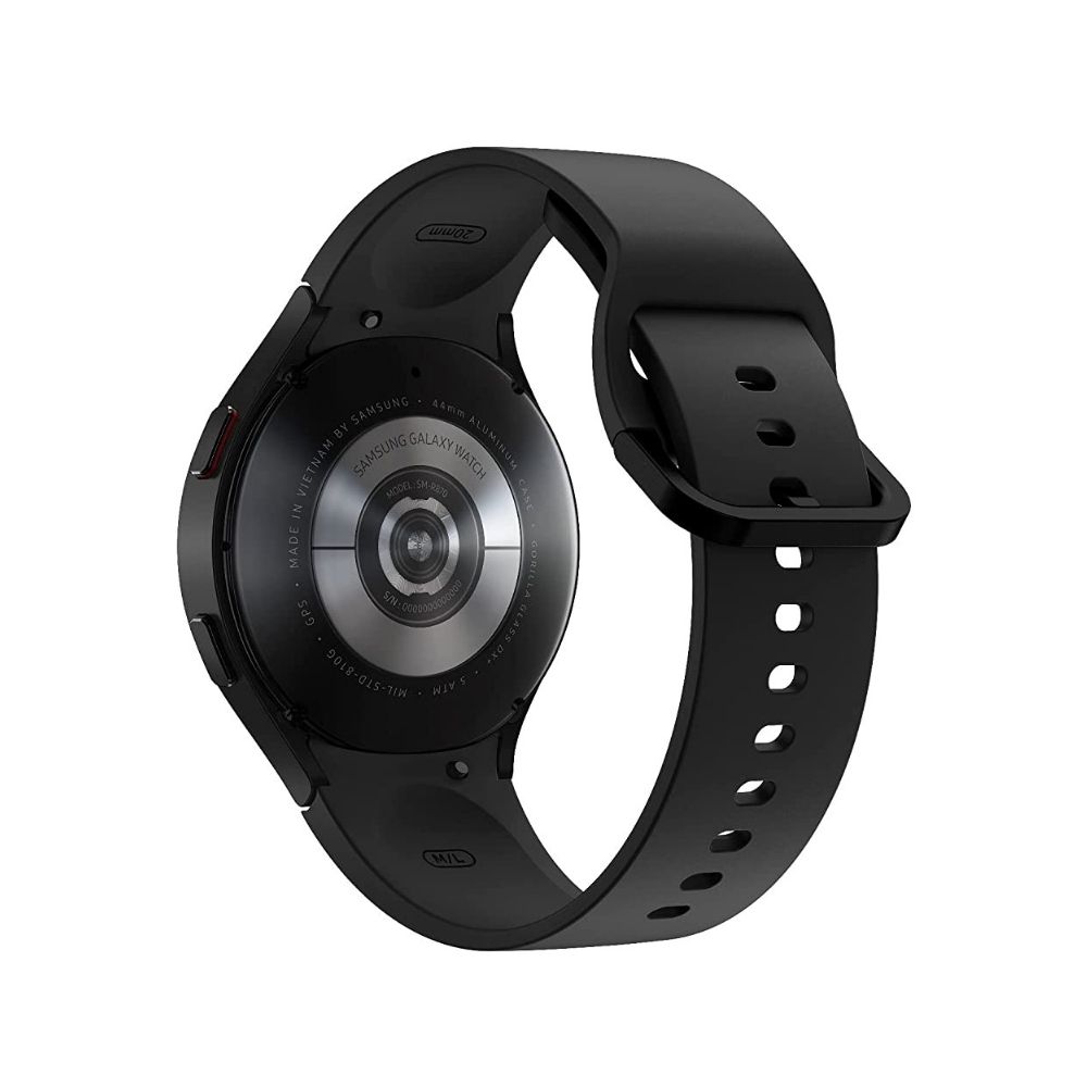 Samsung Galaxy Watch4 LTE (4.4cm) Smartwatch  (Black Strap, Free Size)
