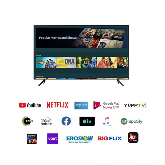 Samsung India Electronics Pvt Ltd 1397 Cm 55 Inches 4K Ultra Hd Smart Led Tv Ua55Au7700Klxl Titan Gray