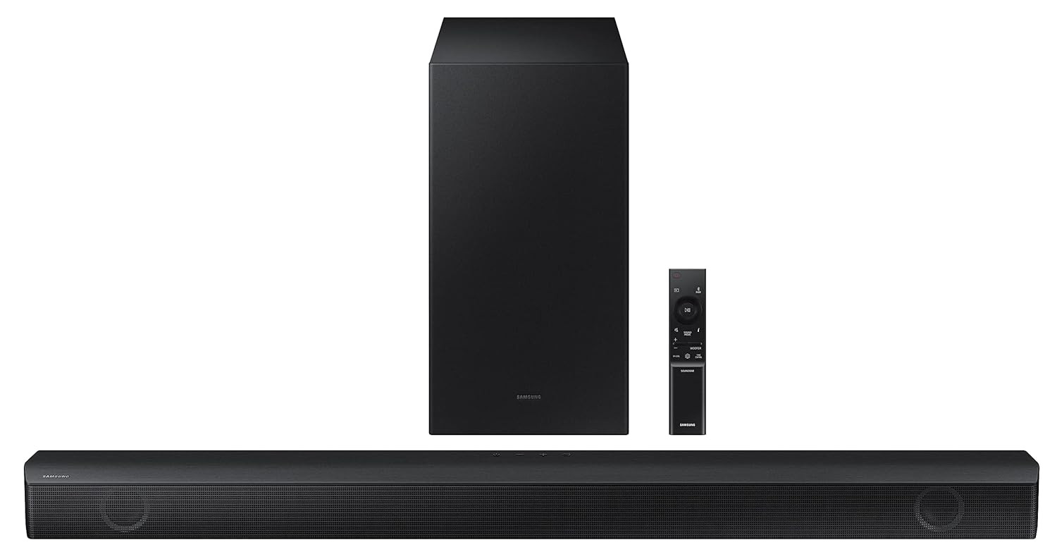 Samsung Soundbar HW-B550XL 21 Channel Wireless Subwoofer Dolby 2ch  DTS Virtual X Experience Sound AI Adaptive Sound Lite Energy Star Black