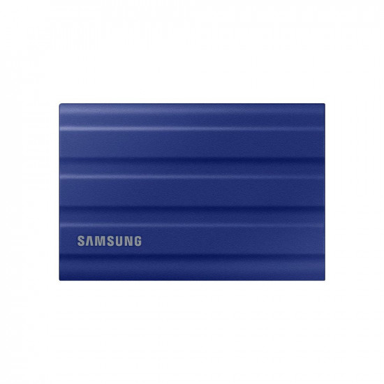 Samsung T7 Shield 1TB, Portable SSD, up-to 1050MB/s, USB 3.2 Gen2, Rugged, IP65 Water & Dust Resistant, for Photographers, Content Creators and Gaming, Extenal Solid State Drive (MU-PE1T0R/WW), Blue
