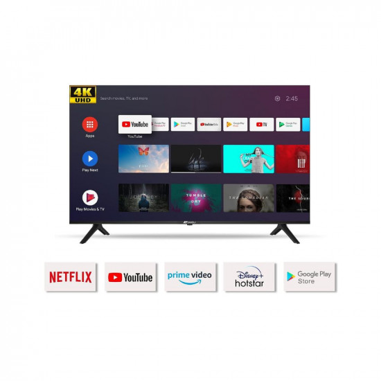 Sansui 127 cm 50 inches 4K Ultra HD Certified Android LED TV JSW50ASUHD Mystique Black