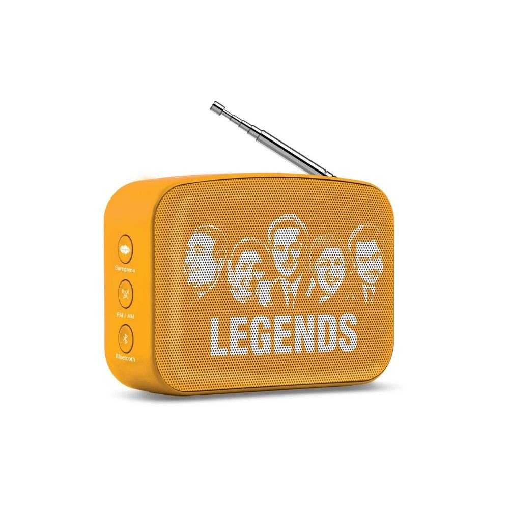 Saregama Carvaan Mini Hindi 20 - Music Player with BluetoothFMAMAUX Saffron Orange