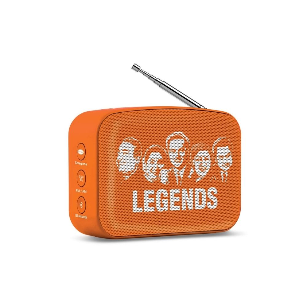 Saregama Carvaan Mini Hindi 20 - Music Player with BluetoothFMAMAUX Vivid Orange