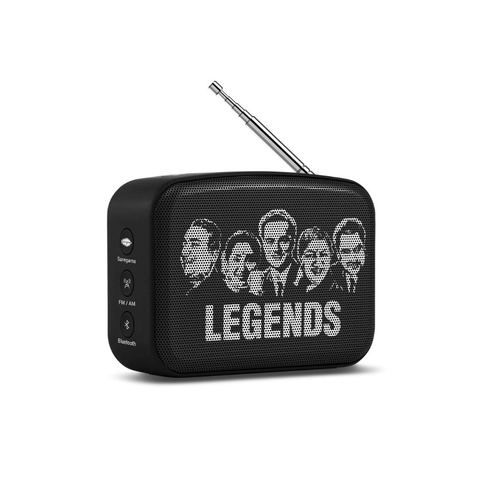 Saregama Carvaan Mini Hindi 20- Music Player with BluetoothFMAMAUX Moonlight Black