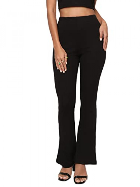 Shasmi Teal Lightweight Stretchable Yoga Pants Boot-Cut Regular Fit Trouser  Pant (57 Pant Teal XL),Size-M