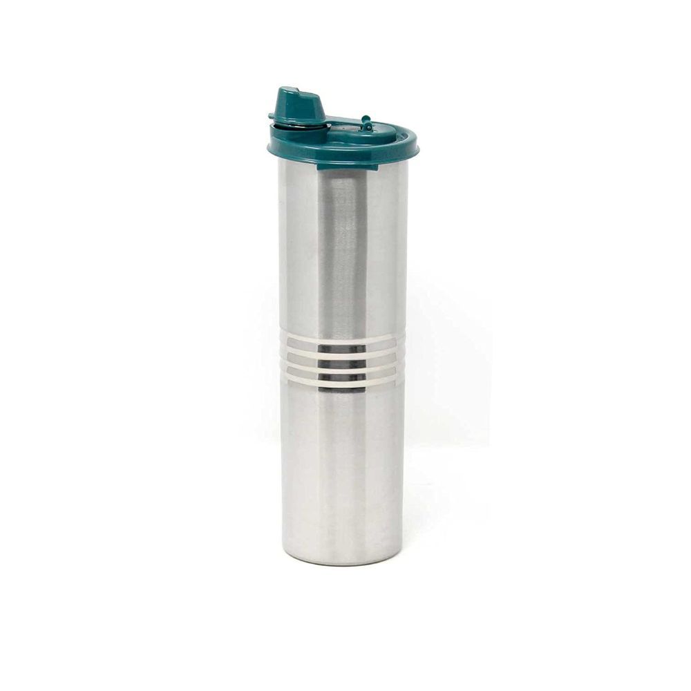 SignoraWare 1.1 Litres Easy Flow Stainless Steel Oil Dispenser Bottle with Lid and Cap