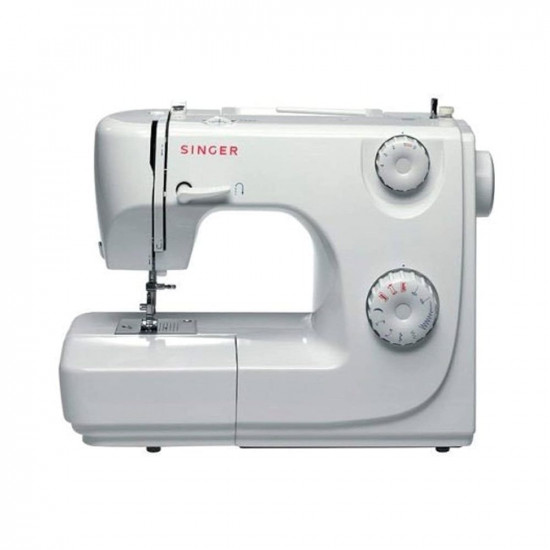 Singer FM 8280 Motorised Automatic Zig-Zag Electric Sewing Machine 7 Built-in Stitches 24 Stitches Functions Automatic Needle Threader White