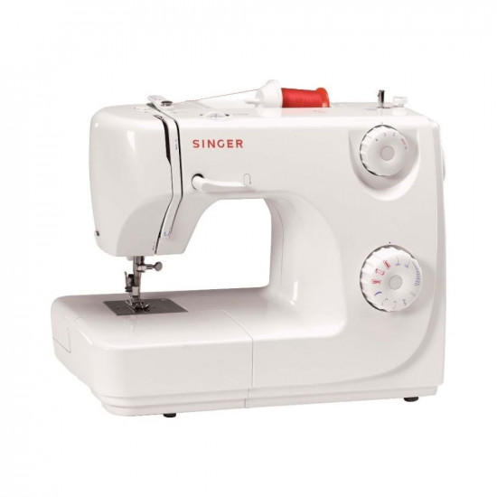 Singer FM 8280 Motorised Automatic Zig-Zag Electric Sewing Machine 7 Built-in Stitches 24 Stitches Functions Automatic Needle Threader White