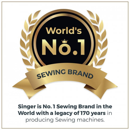 Singer Promise 1408 Automatic Zig-Zag Electric Sewing Machine 8 Built-in Stitches 24 Stitches Functions White Metal Frame