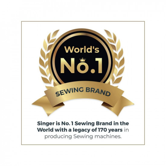 Singer Promise 1412 Automatic Zig-Zag Electric Sewing Machine 12 Built-in Stitches 18 Stitch Functions White Metal Frame