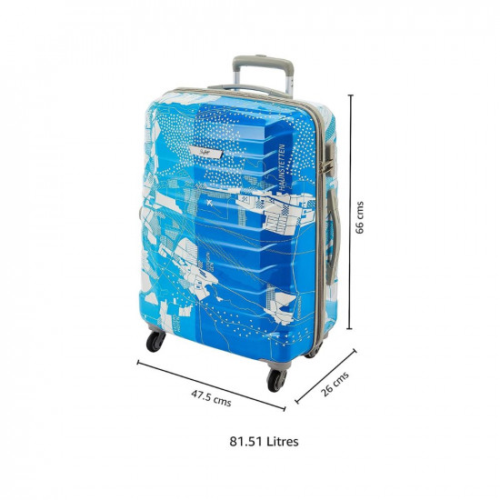 Skybags Trooper 65 Cms Polycarbonate Hardsided Check-in Luggage