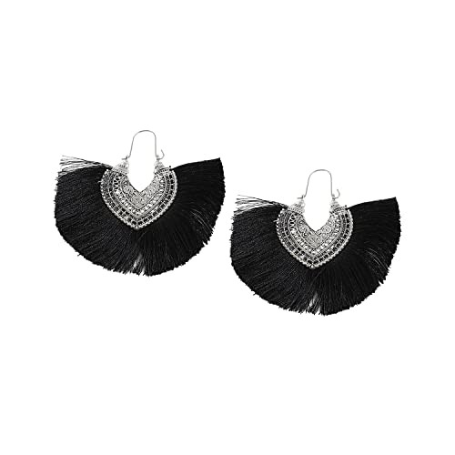 Black Stone drop earrings. Indian jewelry, Stylish jewelry for girls and  women | eBay