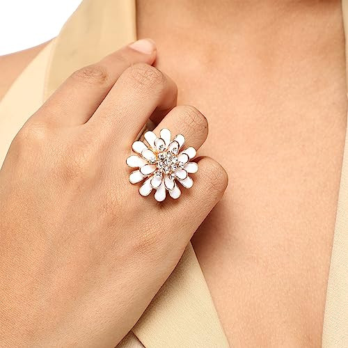 Creative Leaf Branch Shape Rings For Woman Zircon Open Adjustable Ring  Finger Luxury Wedding Party Girl's
