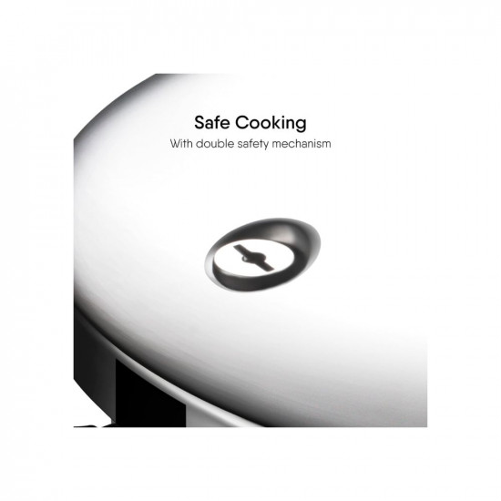 Stahl Triply Stainless Steel Xpress Pressure Cooker Outer Lid Pan 9223 35 Liters Serves 2 People