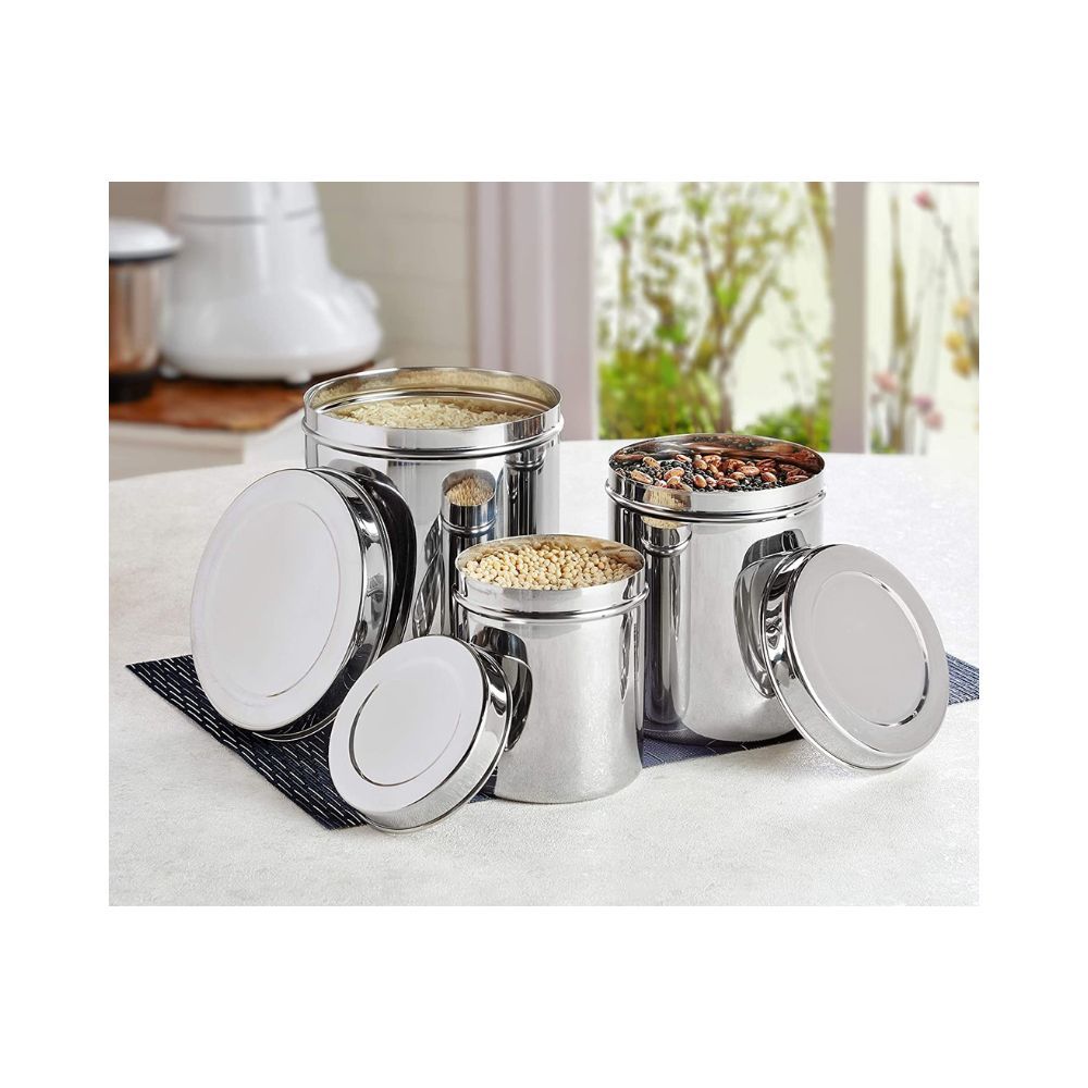 Stainless Steel Nested Container Set (Silver)
