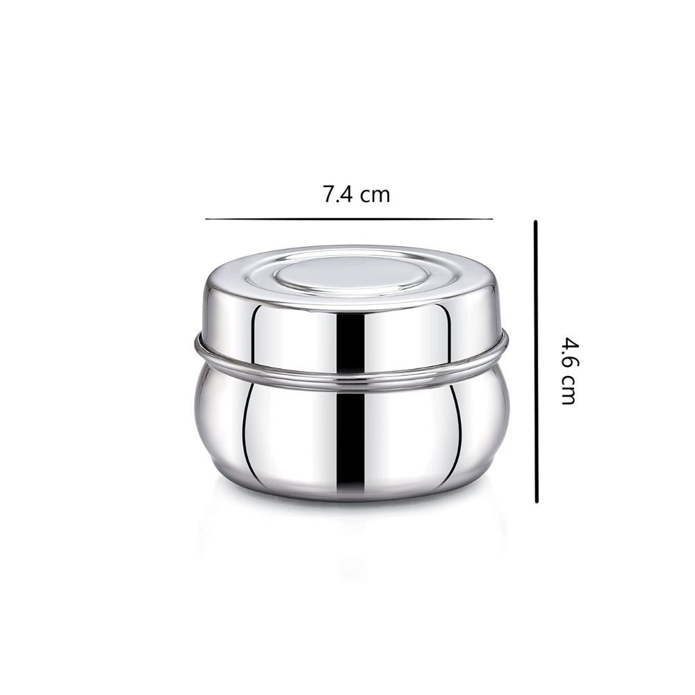 Stainless Steel Small Container (Silver)